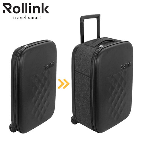 המזוודה המתקפלת הדקה ביותר בעולם עליה למטוס 21''