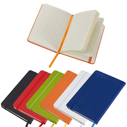  מחברת עסקים A5 סגירה עם רצועת גומי,עם סימניה