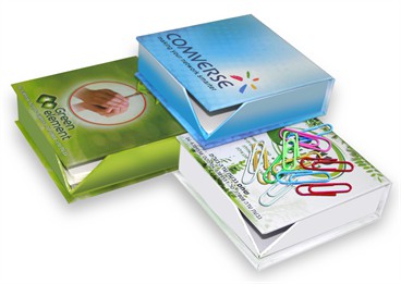 קופסת ממו עם פינה פתוחה