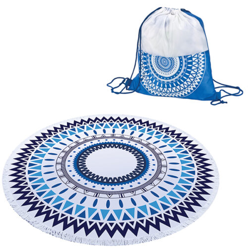 מגבת חוף עגולה