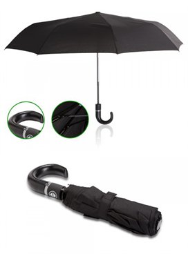 מטריה מתקפלת, יוקרתית ואיכותית עמידה לרוחות 21 אינץ’ פתיחה אוטומטית