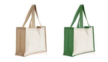 תיק צד מעוצב ושימושי עשוי בד כותנה בשילוב בד דיוט