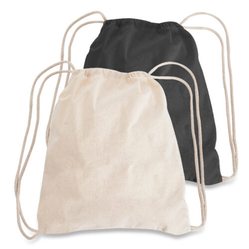 תיק שרוך עשוי בד כותנה