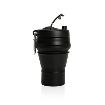 כוס מתקפלת ידידותית לסביבה לשתיה קרה או חמה