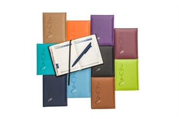 יומן יומי בגודל A6 , דגם TITANIUM