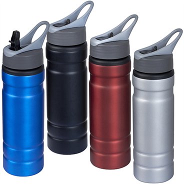 בקבוק ספורט אלומיניום "ווינר" WINNER מטאלי בצבעים שונים 750מל'