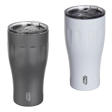 ספל טרמי מבית h2o נירוסטה בגימור טיטניום