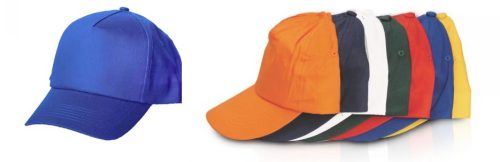 כובע מצחיה, 5 פאנל, 100% כותנה