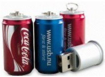 זיכרון נייד,דיסק און קי פחית שתייה