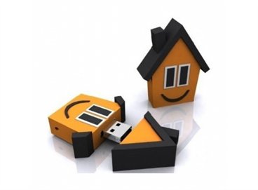 זיכרון נייד בצורת בית