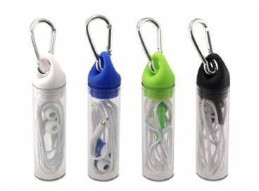 אוזניות בקופסת מבחנה עם שאקל