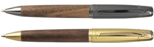 עט טימבר כדורי עץ קליפס זהב עט טימבר - כדורי עץ קליפס טיטניום