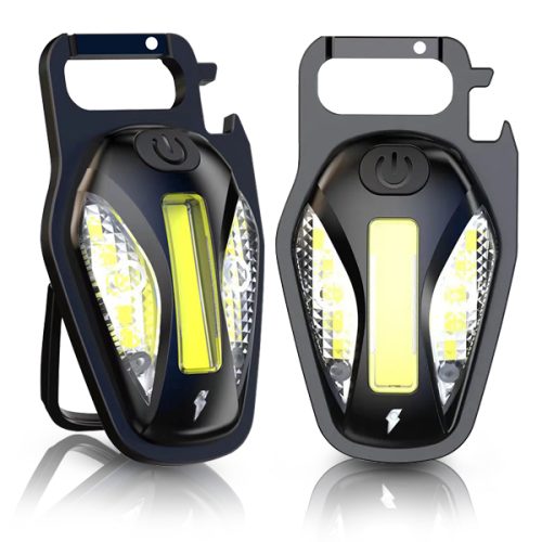 פנס לד קומפקטי רב שימושי עוצמתי  משולב פותחן בקבוקים ושאקל לתלייה