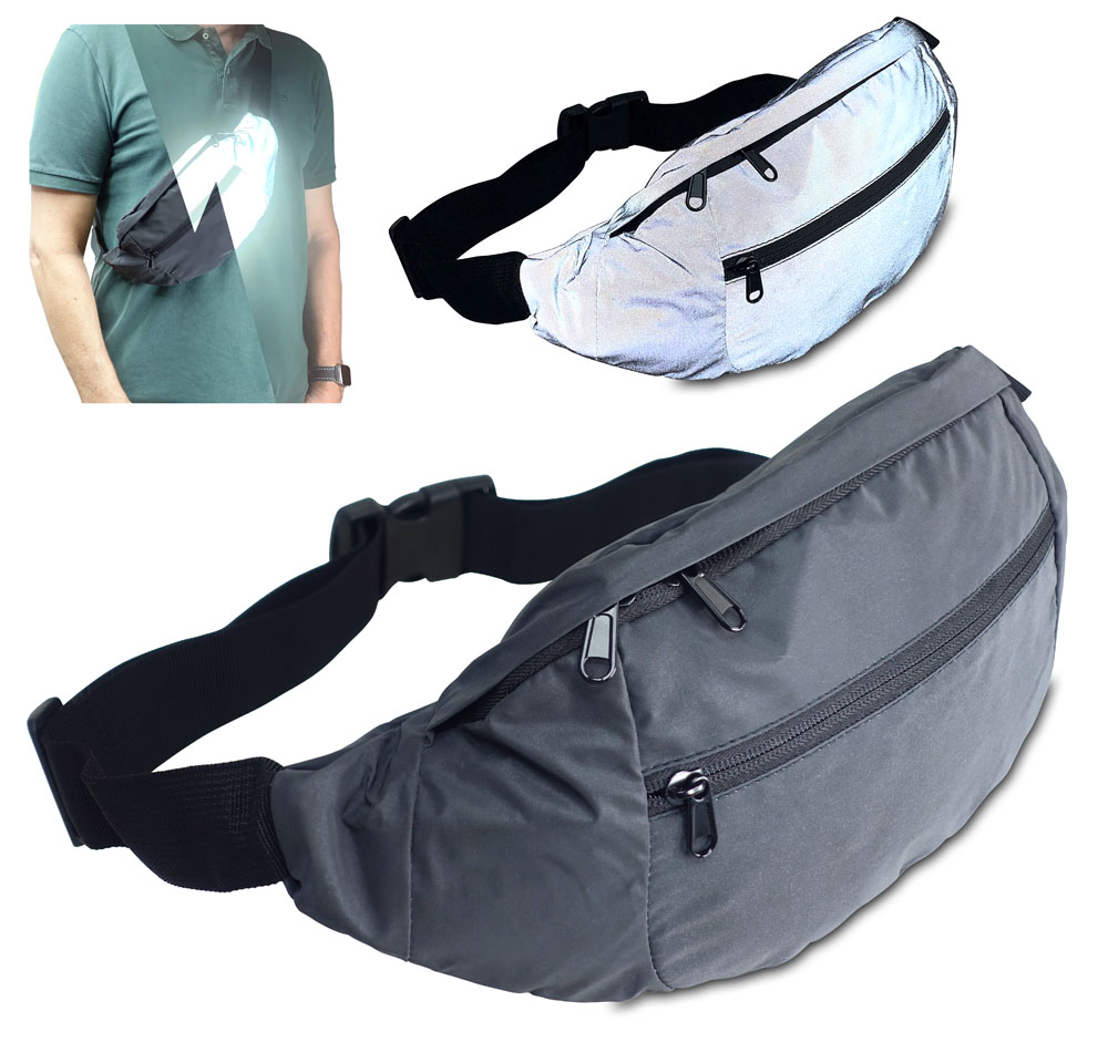 פאוץ איכותי מאריג מיוחד מחזיר אור