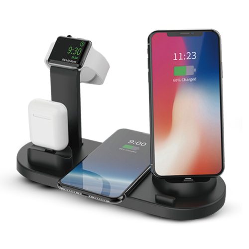 עמדת טעינה רב שימושית מעוצבת להטענת כמה מכשירים במקביל