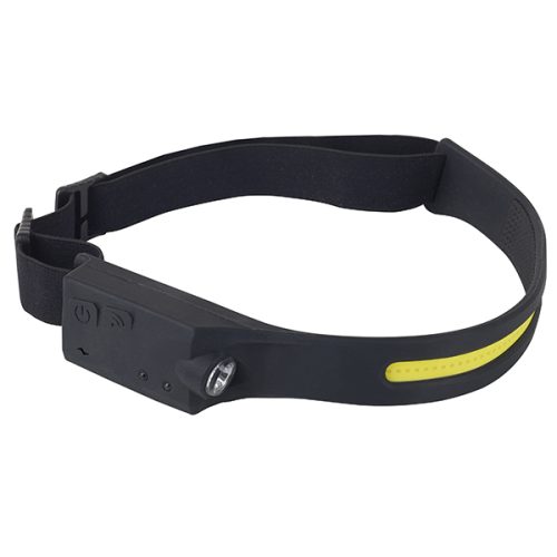 פנס ראש נטען כולל פס תאורה 3+1 COB WATT ולד עוצמתיים עם חיישן קרבה