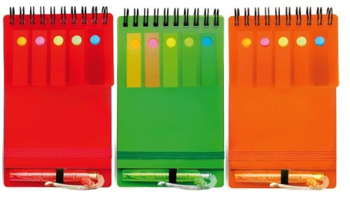 פנקס ממוחזר כולל: נ.דביקים ועט מתקפל