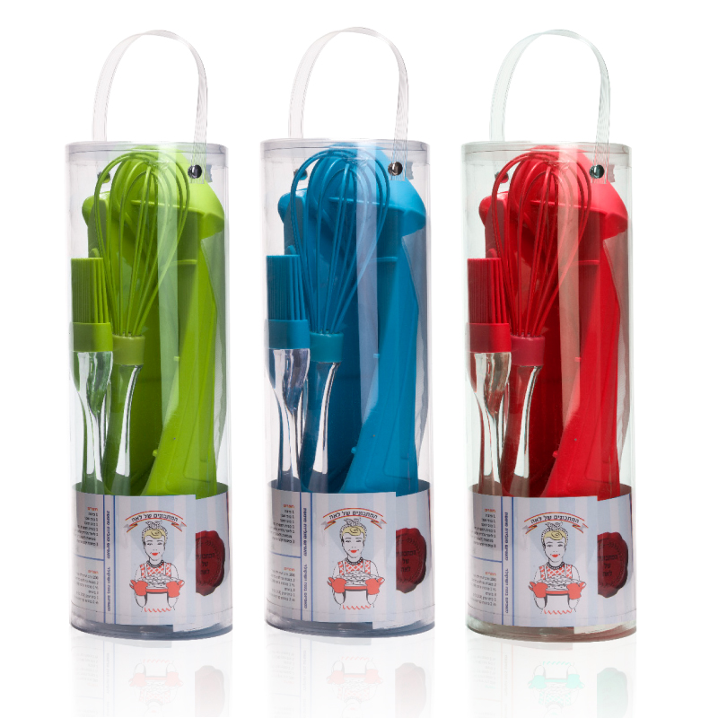 סט אפיה מקצועי עשוי סיליקון עם 11 חלקים הכולל תבנית אינגליש קייק