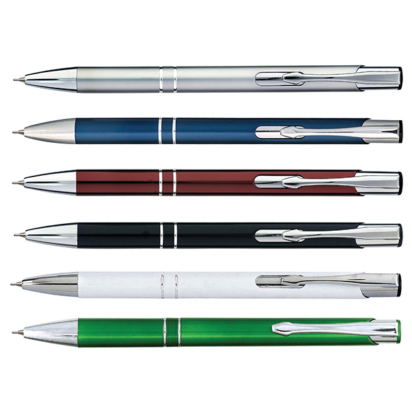 עט פלסטיק דמוי מתכת ראש סיכה ג'ל