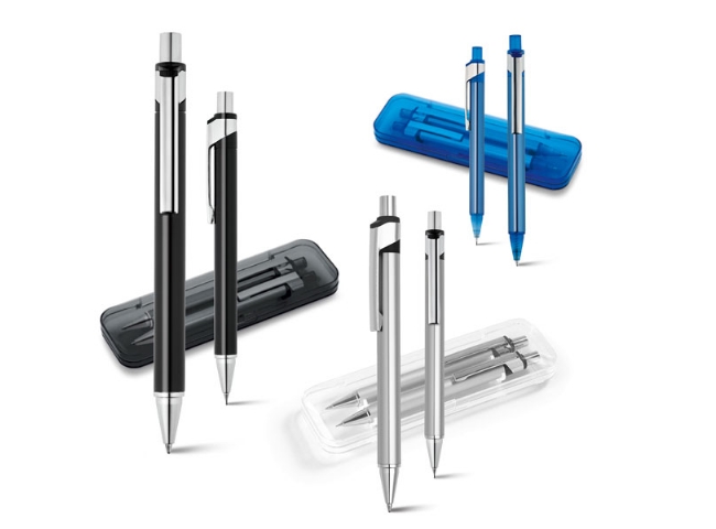 plock סט עט כדורי ועיפרון מכני בקופסא