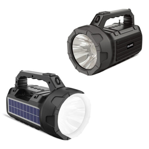 1842  רמקול בלוטוס סולרי ענק משולב עם פנס שטח עוצמתי מאוד