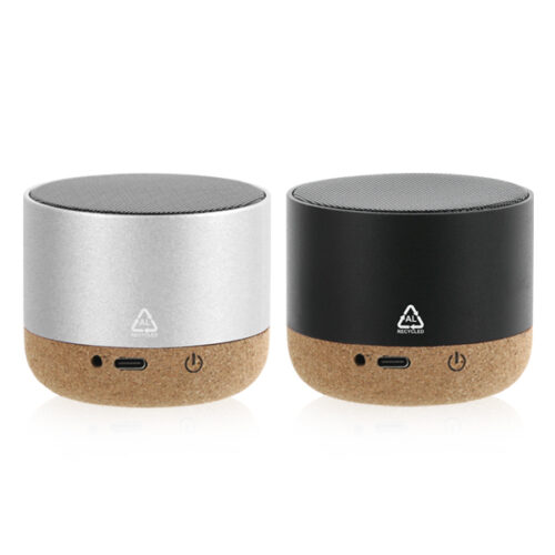 רמקול בלוטוס מעוצב , עשוי שעם ואלומיניום ממוחזר 