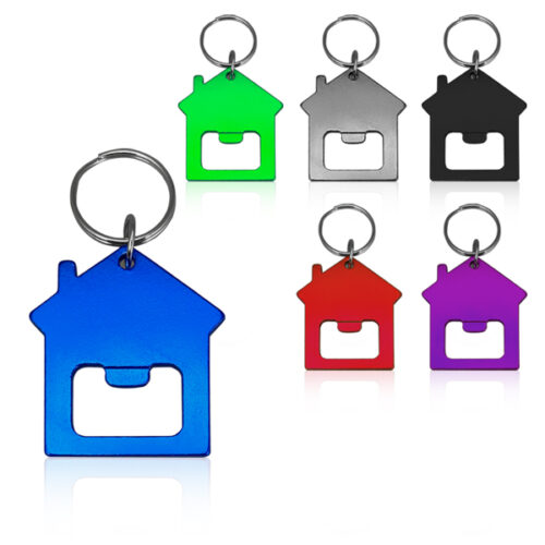 מחזיק מפתחות פותחן צבעוני מעוצב מאלומיניום