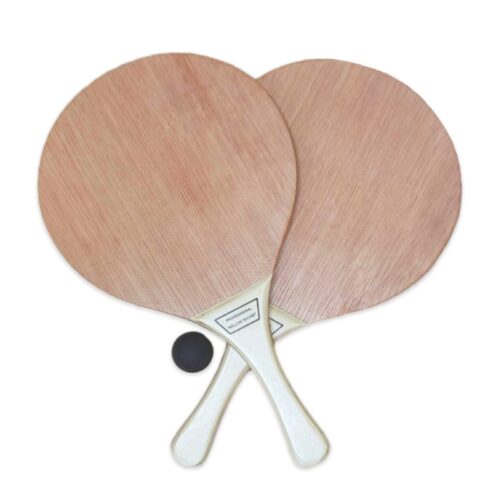 זוג מטקות איכותיות עשויות עץ