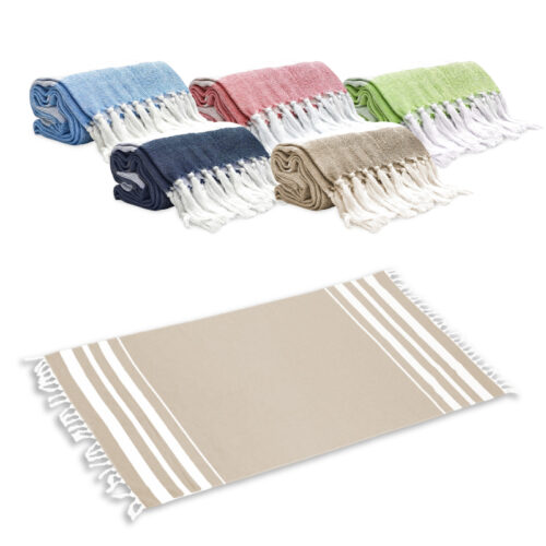 מגבת חוף ענקית 180 / 180 ס"מ ,עשויה 100% כותנה נעימה במיוחד