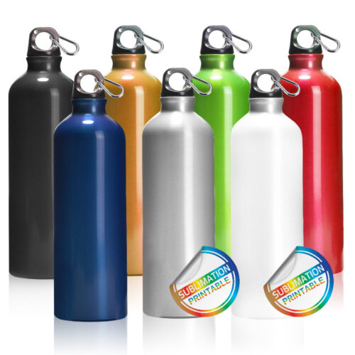 בקבוק שתיה עשוי אלומיניום עם שאקל