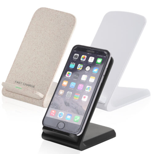 מעמד אוניברסלי שולחני לטעינה אלחוטית מהירה תקן QI