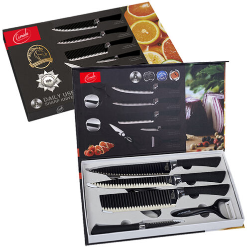  סט סכיני שף למטבח איכותי 6 חלקים