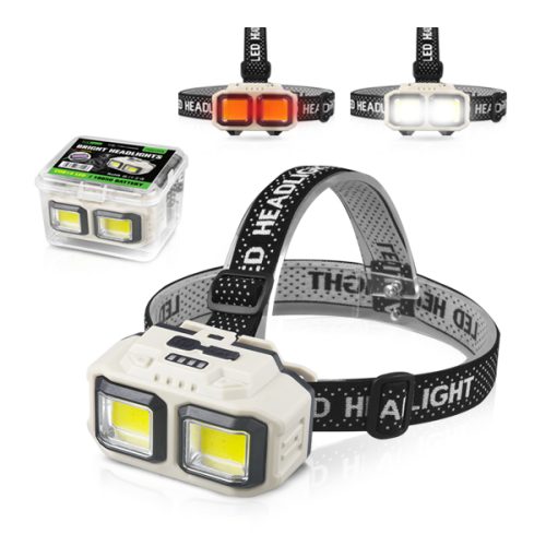 פנס ראש מקצועי נטען   עם 4 מצבי תאורה