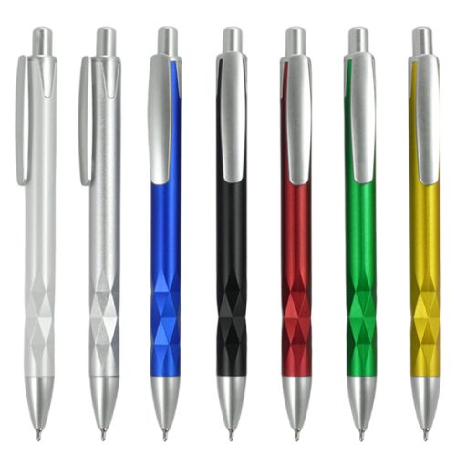 עט ג'ל חוד מחט בעיצוב יהלום גוף בצבעים מטאליים