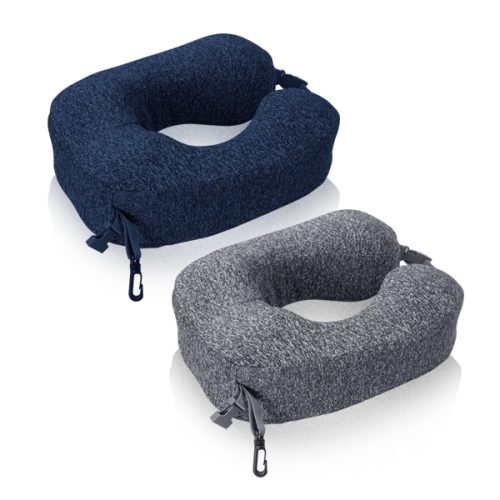 כרית נסיעות ארגונומית לצוואר בעיצוב חכם עשויה מחומר ויסקו רך וגמיש