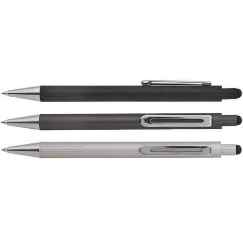 "סמארט-טאצ'" עט מתכת כרית טאצ' למסכי מגע ראש כדורי דיו תוצרת גרמניה