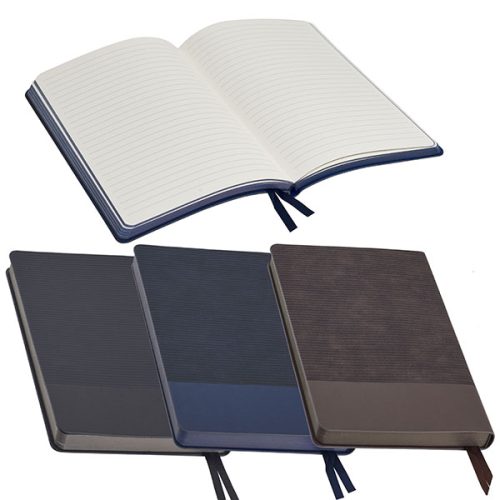 מחברת עסקים B5 כריכת PU דמוי עור יוקרתי פתיחה עברית מבית המותג גבעוני