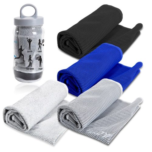 מגבת ספורט מקררת 100X35 ס”מ במארז מתנה