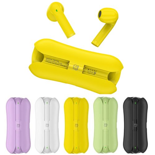 YOOKIE Pea Pod אוזניות איכותיות אלחוטיות Bluetooth קומפקטיות, סאונד סטריאו איכותי