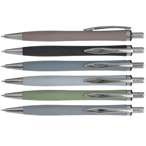 "סופט-סטון" עט פלסטיק כדורי ראש סיכה ג'ל דיו מקורי תוצרת שוויץ