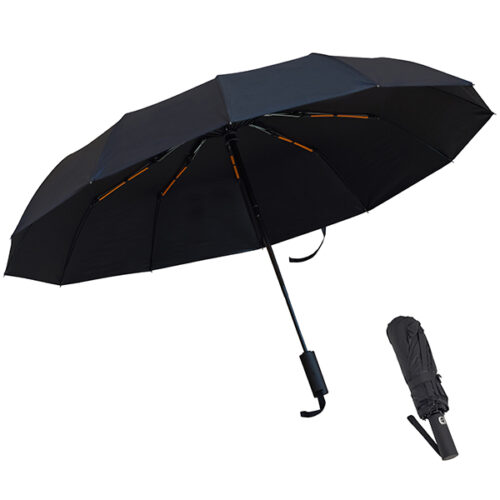 מטריה מתקפלת איכותית 23" זרועות פיברגלס גמישות פתיחה וסגירה אוטומטית